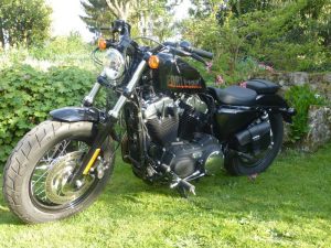 Sacoches Myleatherbikes Harley Sportster Forty Eight (6)